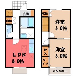 Country Valley Watanabeの物件間取画像